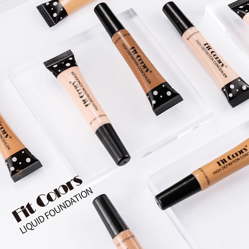 8-farbiger Schlauch-Concealer, Abdeckcreme, Reparatur, nährende flüssige Grundierung, Augenringe, Aknenarben, grenzüberschreitend