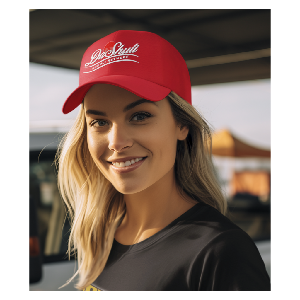 Limitierte Auflage DaShuli Snapback Trucker Cap - Stylische rote Mütze für Shuli Fans