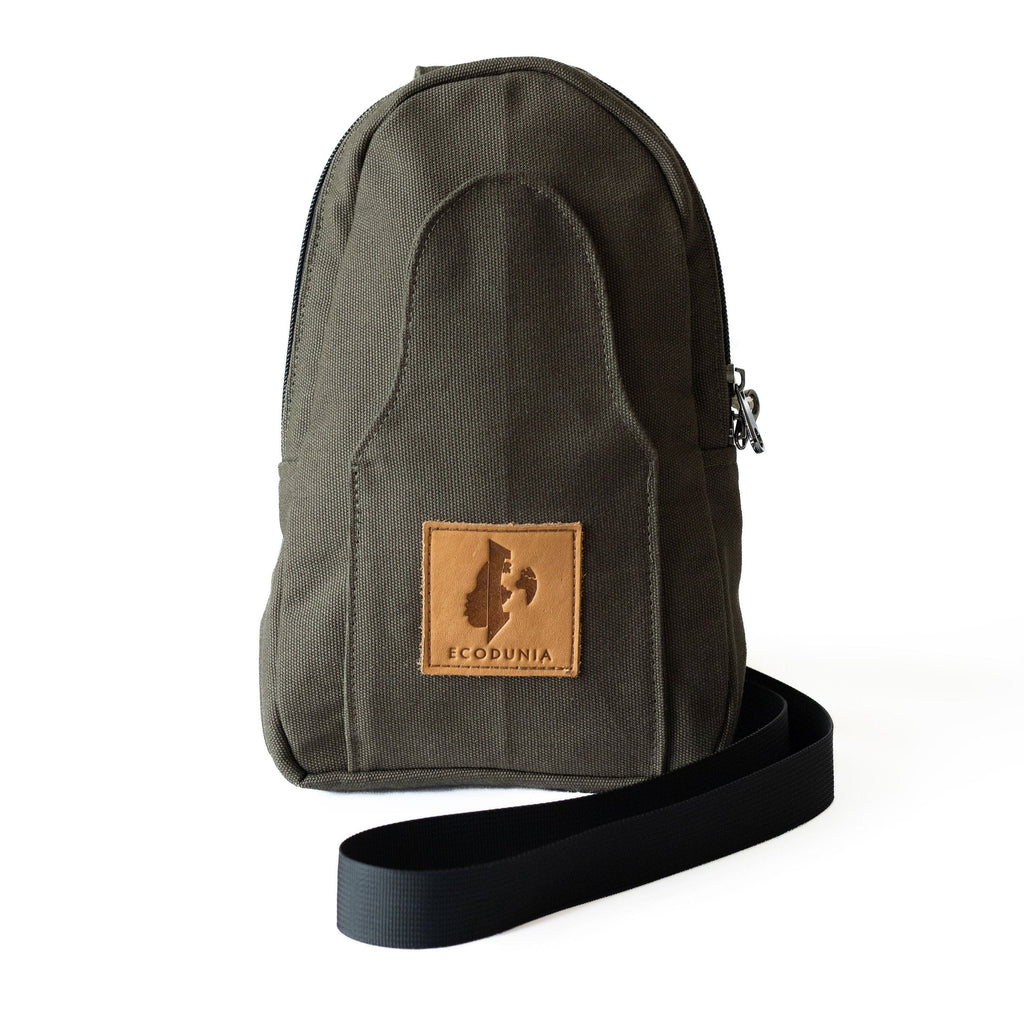 Small Canvas Crossbody Sling Bag for Men & Women | Buru