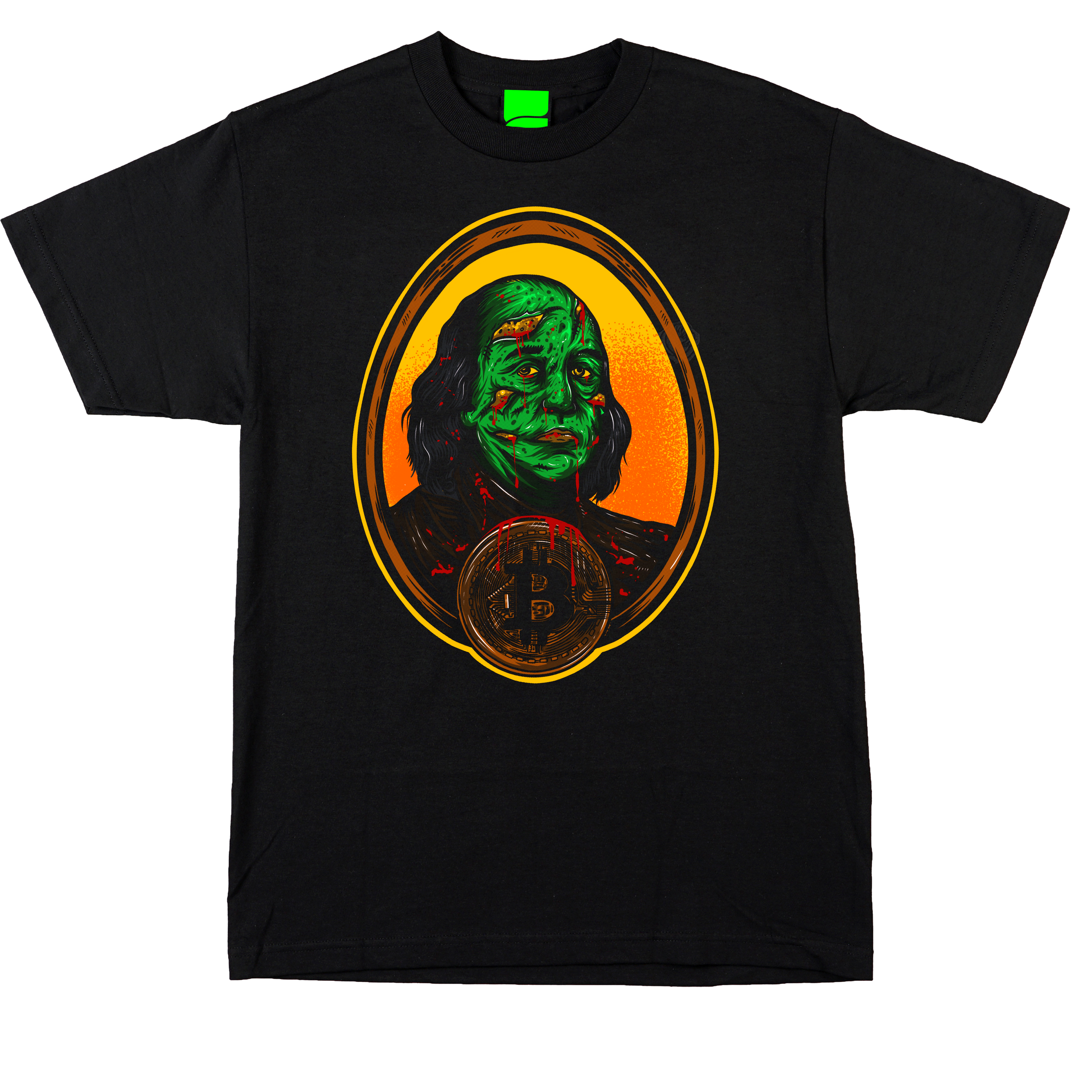 🧟‍♂️🪙🤖 Product Title:  Crypto Zombie – The Old System Is Dead Tee