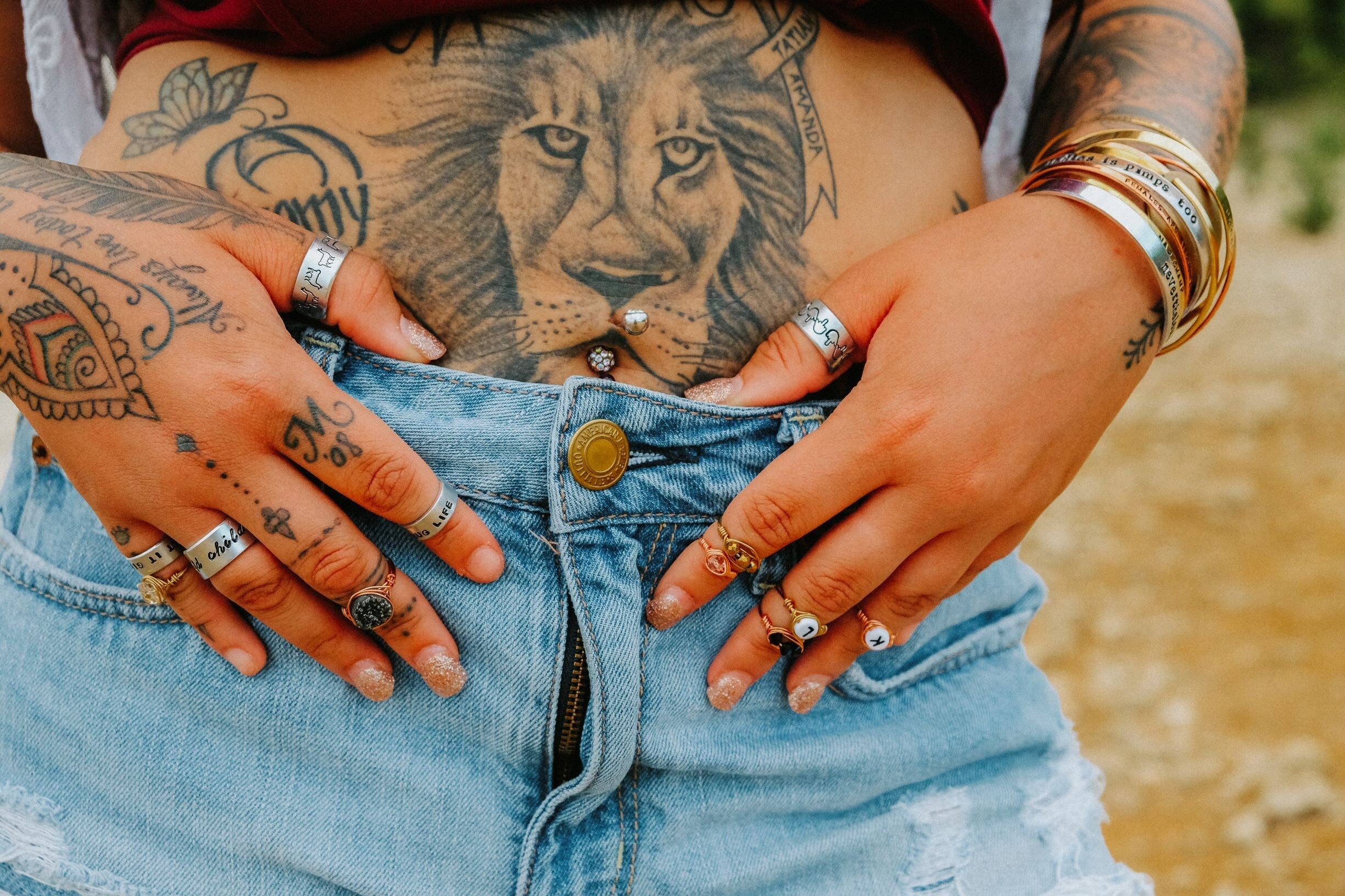 Magen David Middle Finger Ring