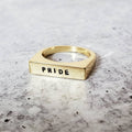PRIDE LGBTQIA+ Flachkopfring