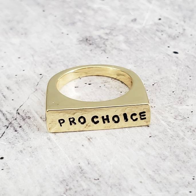 PRO CHOICE Gold- oder Silber-Flat-Top-Ring