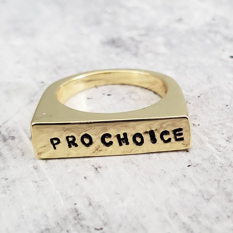 PRO CHOICE Gold- oder Silber-Flat-Top-Ring