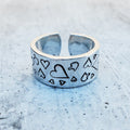 Middle Finger Heart Valentine's Day Ring - F Off Ring for Galentine's Day