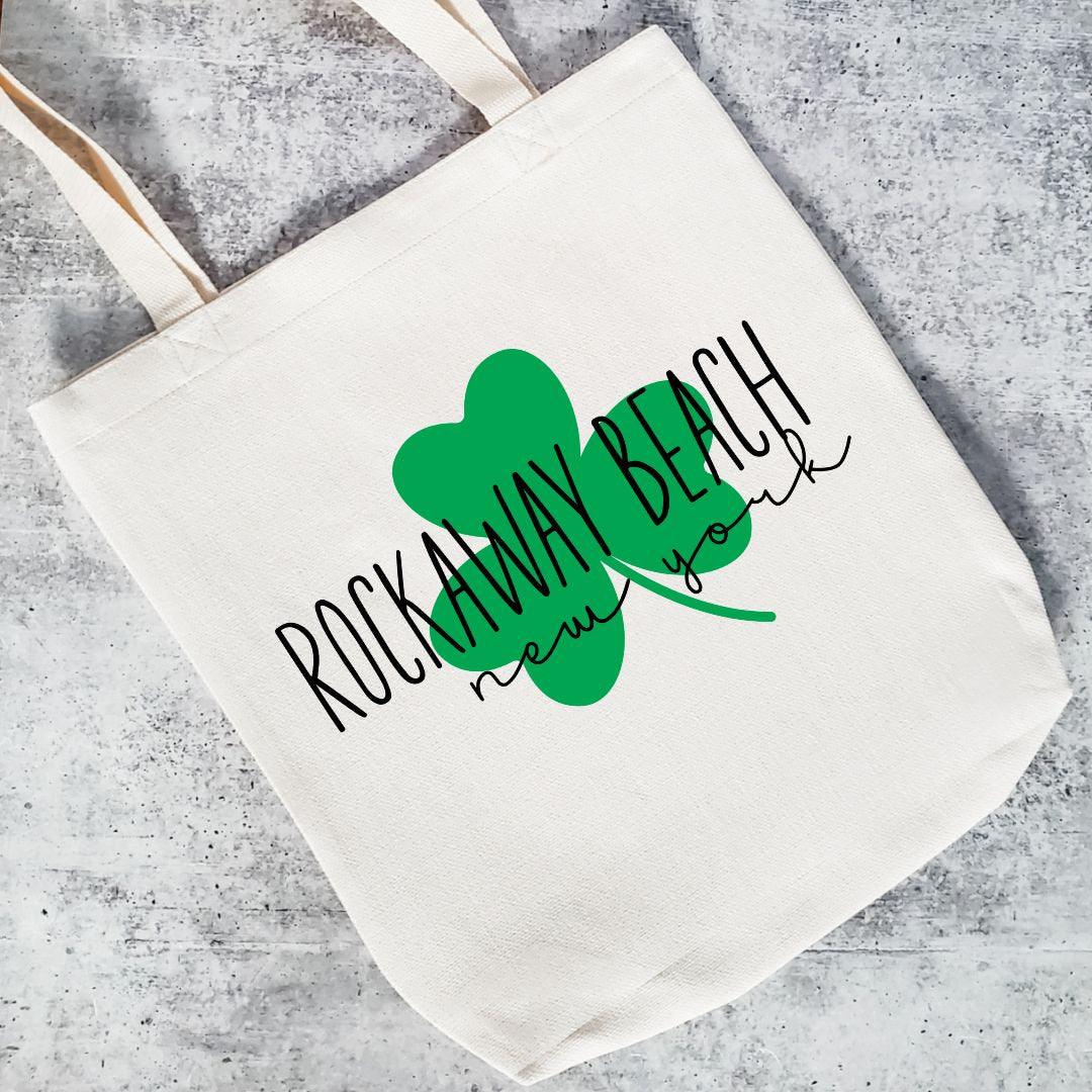 Personalisierte St. Patrick's Day Kleeblatt Tragetasche
