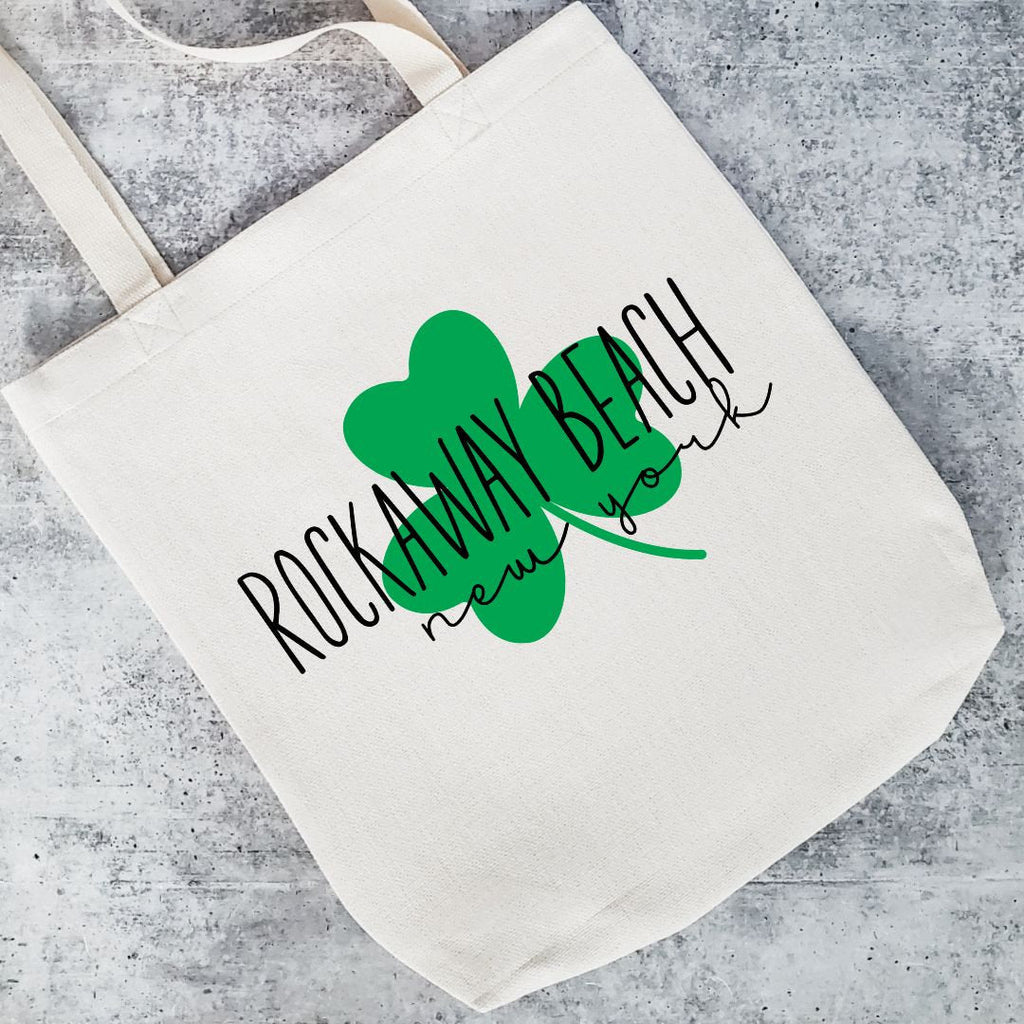 Personalisierte St. Patrick's Day Kleeblatt Tragetasche