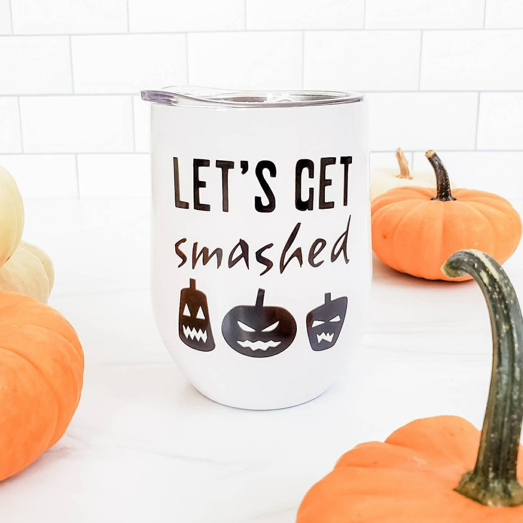 LASST UNS ANSTOSSEN Halloween Weinbecher