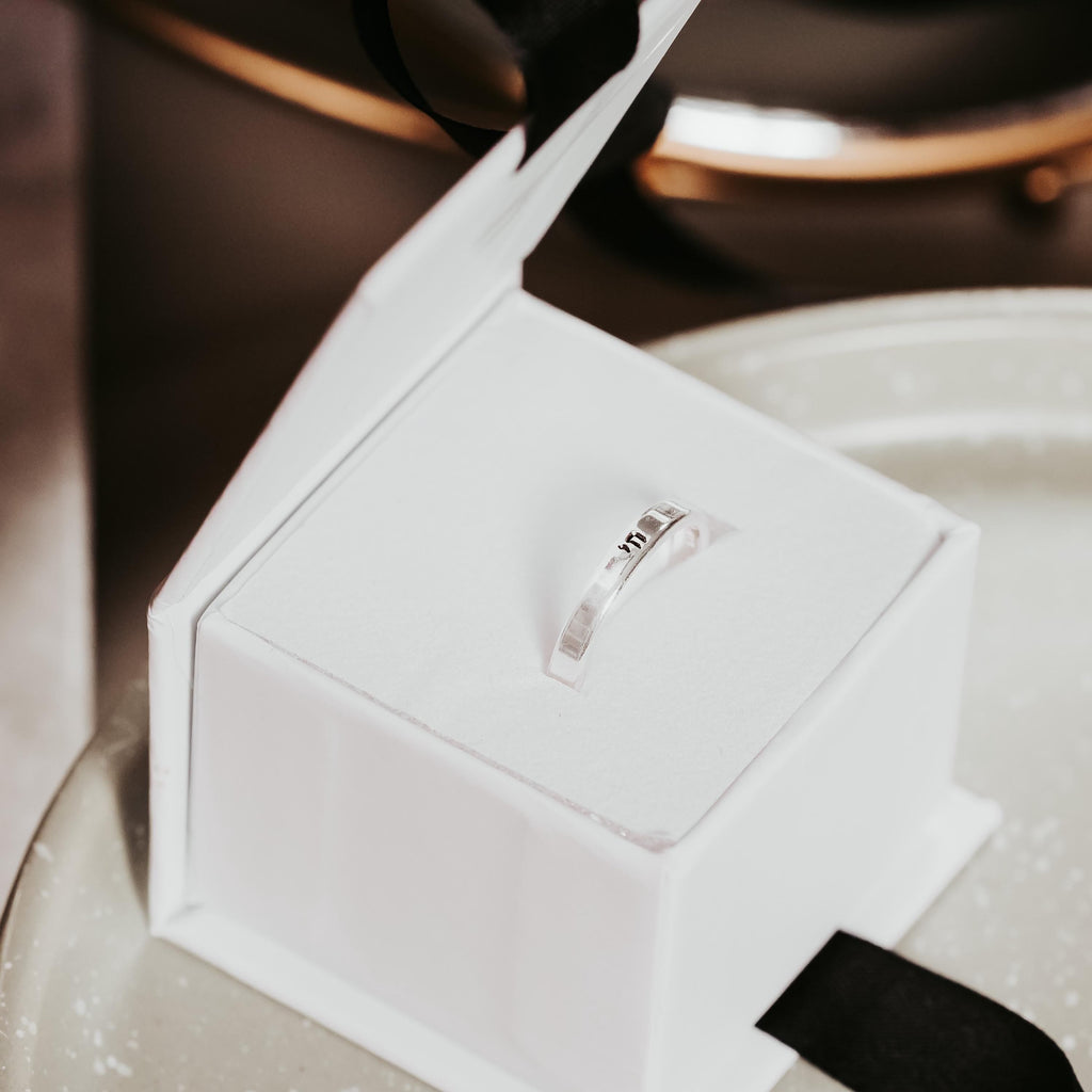 KARMA Dainty Gold  or Silver Ring