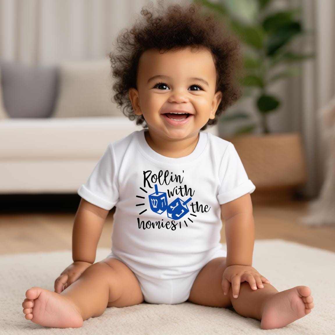 Rollin' with the Homies Chanukka Baby Body oder Kleinkind-T-Shirt
