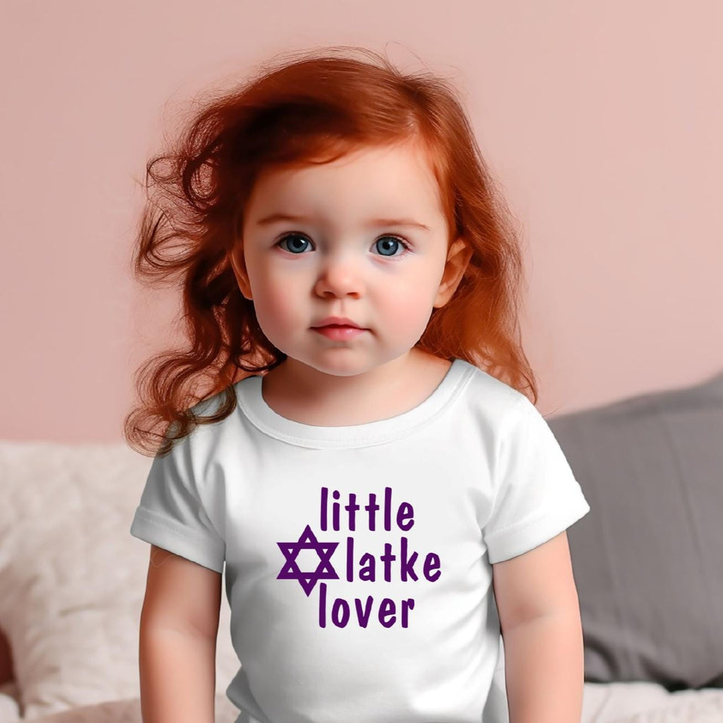 Chanukka Baby Body oder Kleinkind T-Shirt "Little Latke Lover"