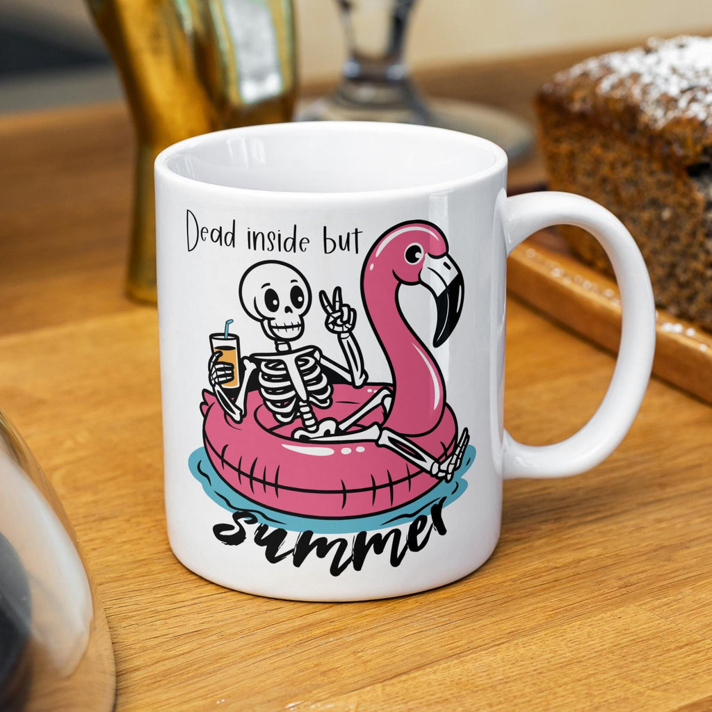 Innerlich tot, aber Sommer Keramiktasse