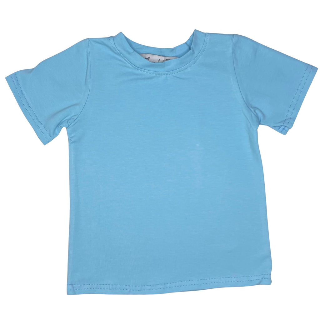 Threaded Cotton Boy Short Sleeve Shirt (95% cotton/spandex)