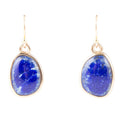 Lapis and Bronze Earrings
