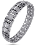 Ultra starkes Magnetarmband Gunmetal Grau Classic