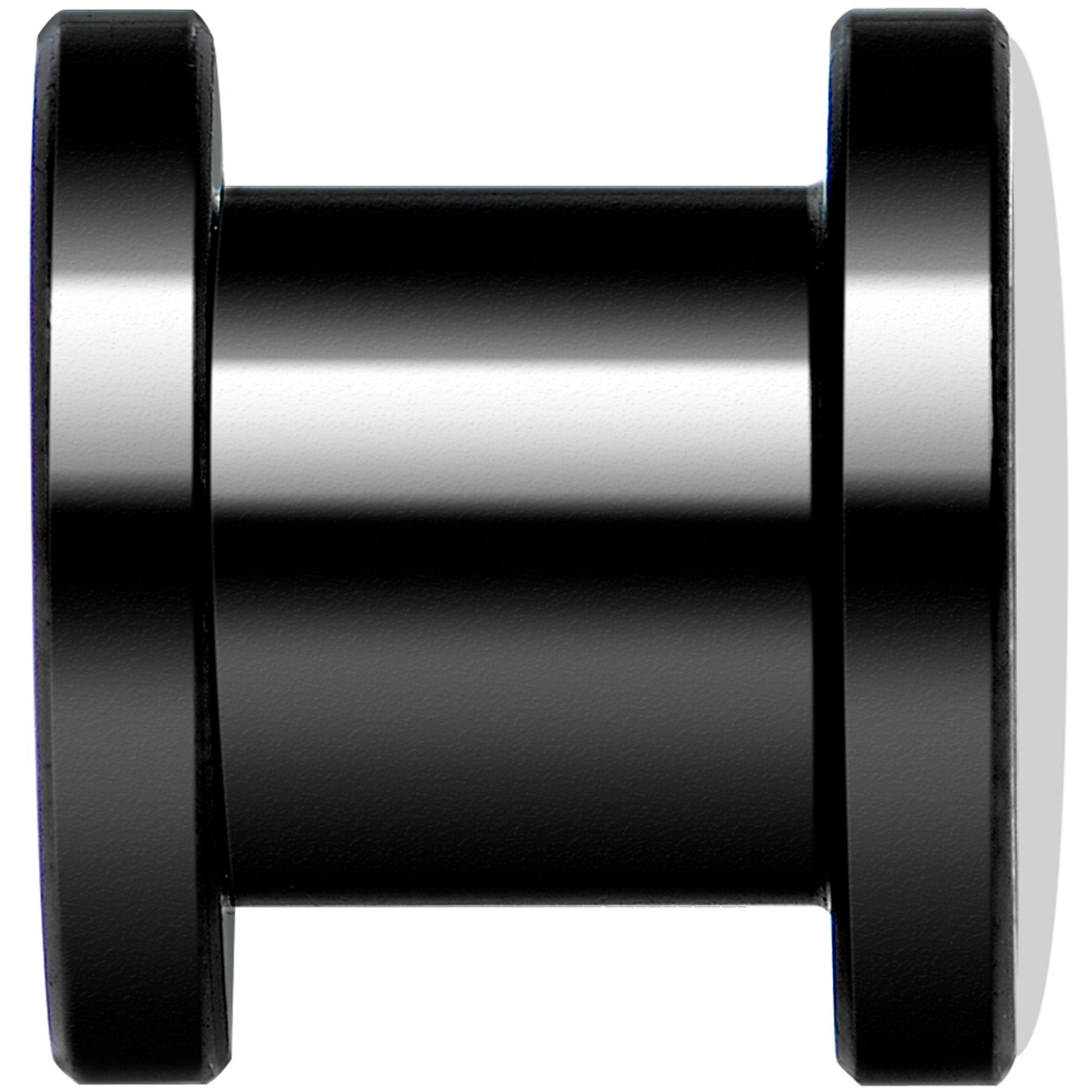 Woodland Camo Print Black Anodized Screw Fit Plug Set 0G