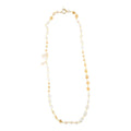 Precious White Pearl and Crystal Necklace