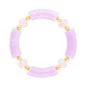 Rose Quartz Lilac Stretch Bracelet