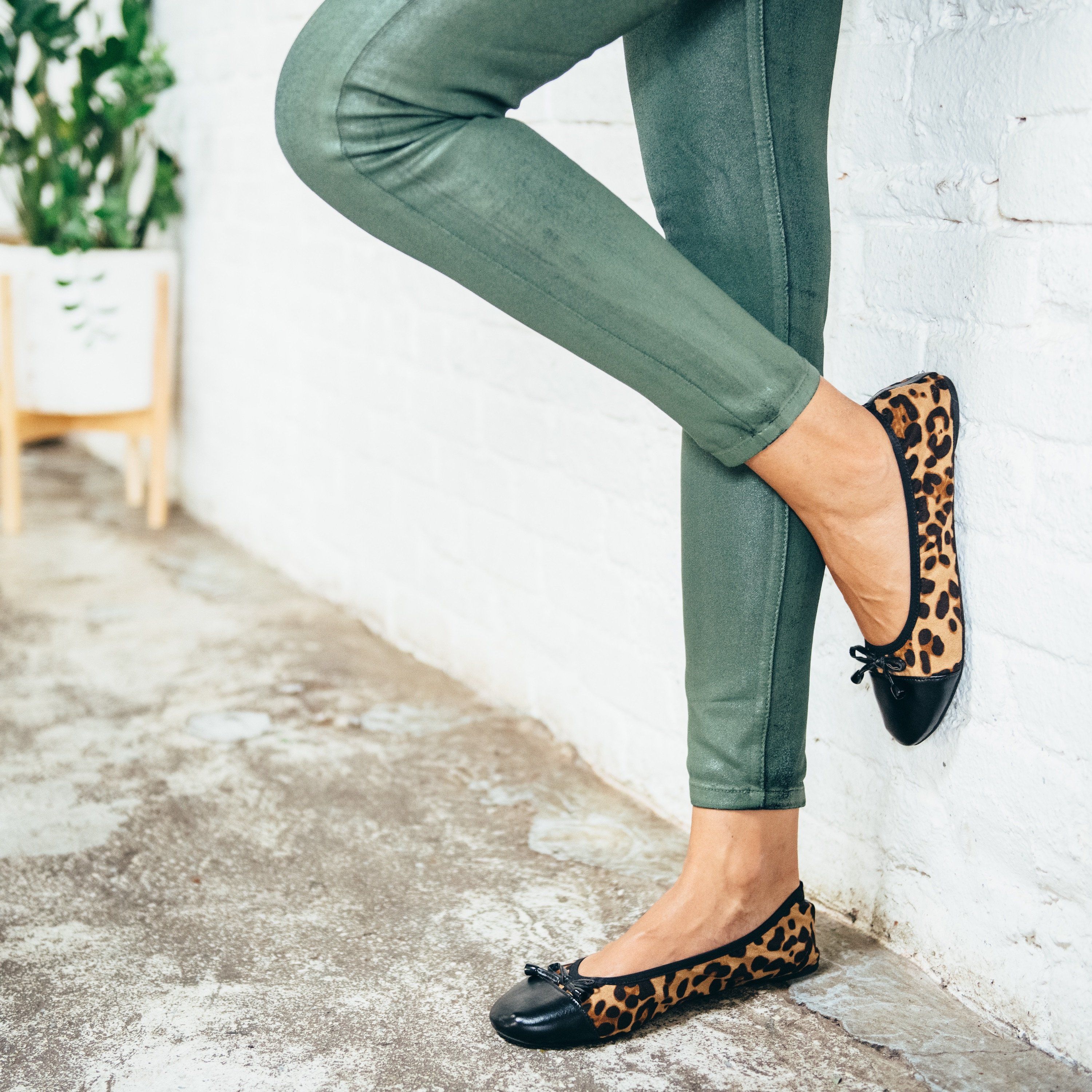 Premium Leopard Ballerinas
