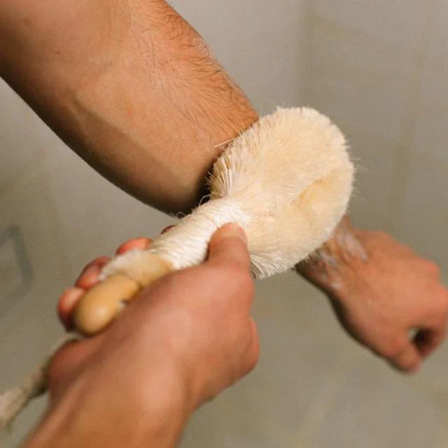 Sisal-Trockenbürste