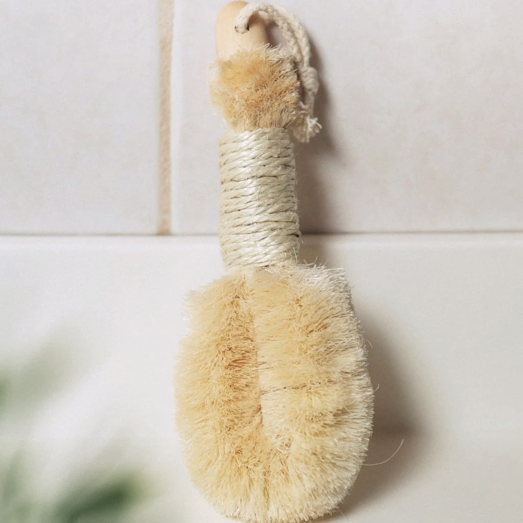 Sisal-Trockenbürste