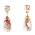 Smooth Teardrop Matrix Earrings