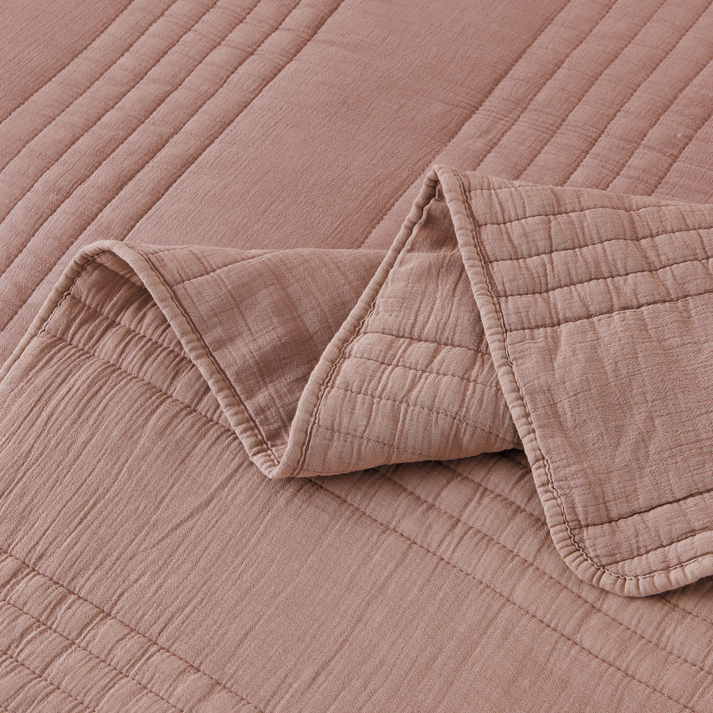 Steingewaschene Baumwoll-Tagesdecke