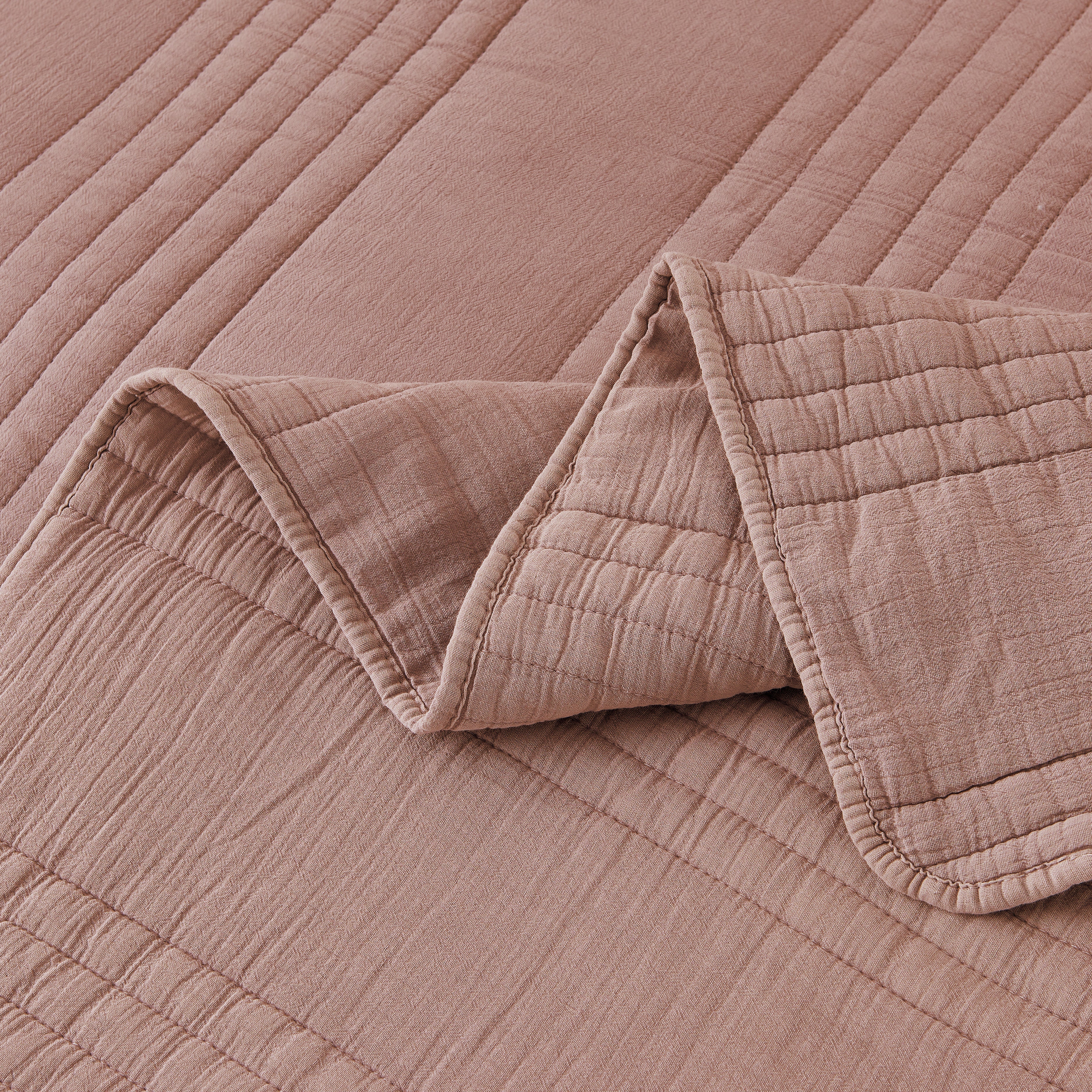Steingewaschene Baumwoll-Tagesdecke