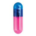 CONI-SNAP Hard Gelatin Capsules, Size #1, Blue/Pink (5,000 Count)